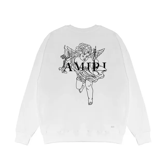 Amiri Crewneck Sweatshirt Angel Print