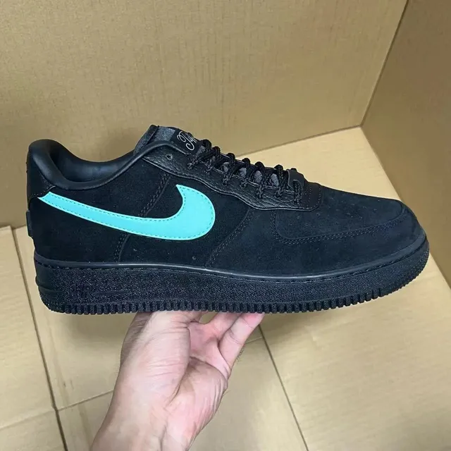 Nike Air Force 1 Low Black/Turquoise