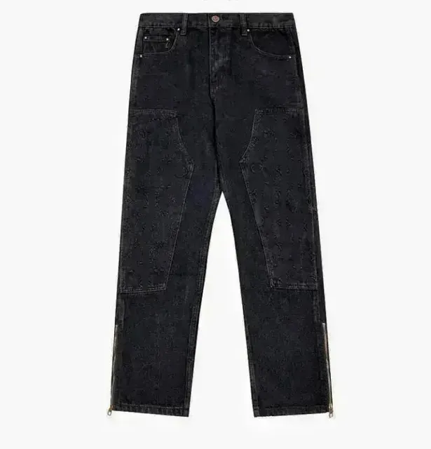 Louis Vuitton Cargo Jeans Embroidered Zip-Cuff
