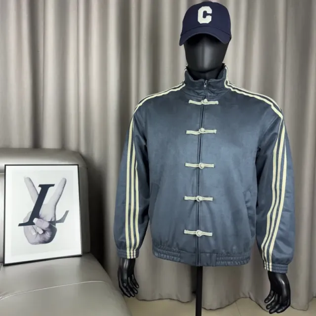 Adidas Track Jacket Chinese Button