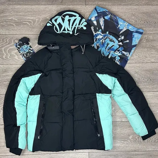 Broken Planet Puffer Jacket Graffiti Hood