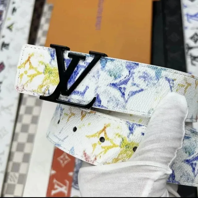 Louis Vuitton LV Belt Multicolor Monogram Print