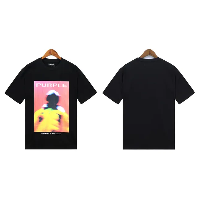 Graphic Tee Purple Brand Print