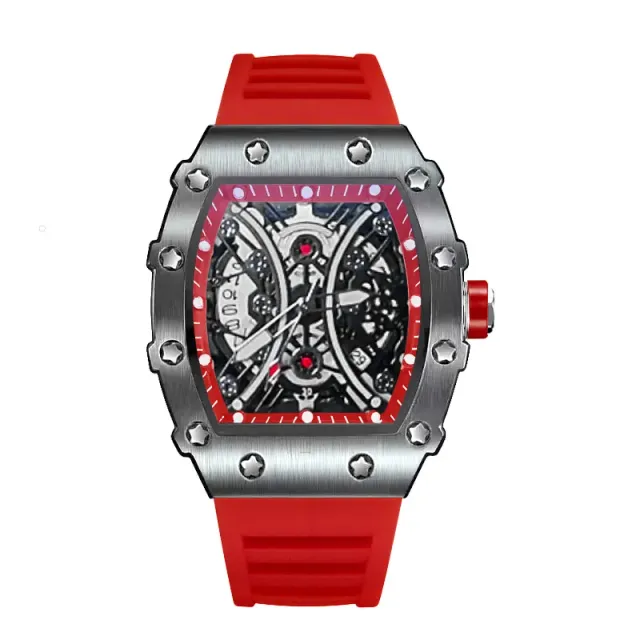 Richard Mille RM 011 Red Rubber Strap