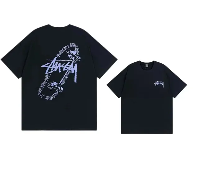 Stüssy Graphic T-Shirt Skateboard Print