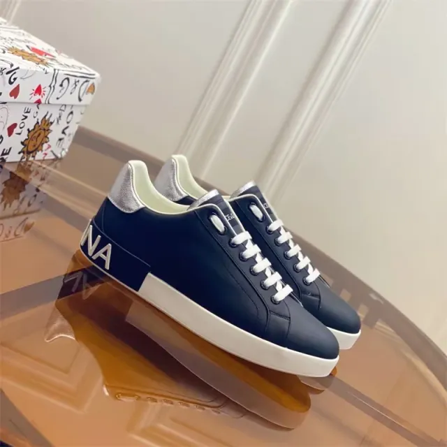 Dolce & Gabbana DG Sneaker Navy with Logo Side Panel