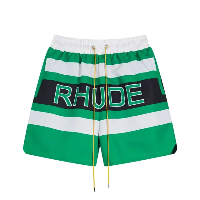 Rhude Logo Stripe Shorts