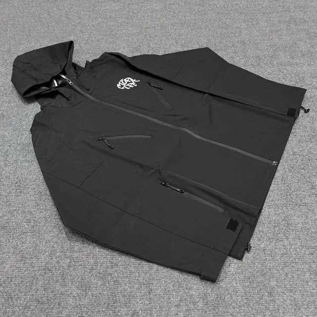 Gallery Dept. Hooded Jacket White Logo