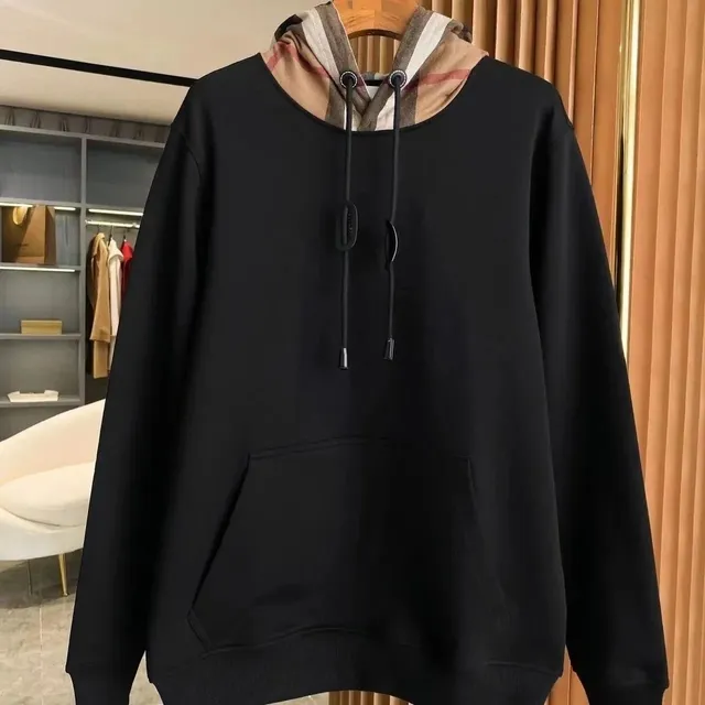 Burberry Hooded Sweatshirt Checkered Hood Lining