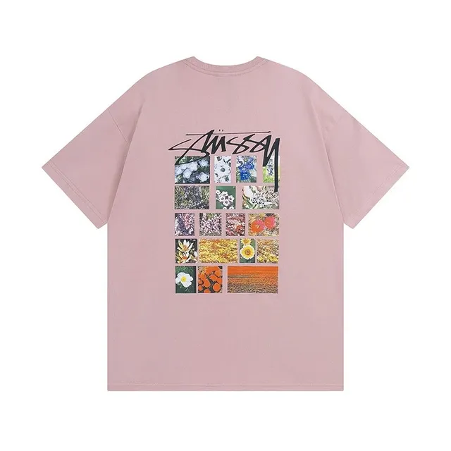 Stüssy Graphic Tee Floral Collage Print