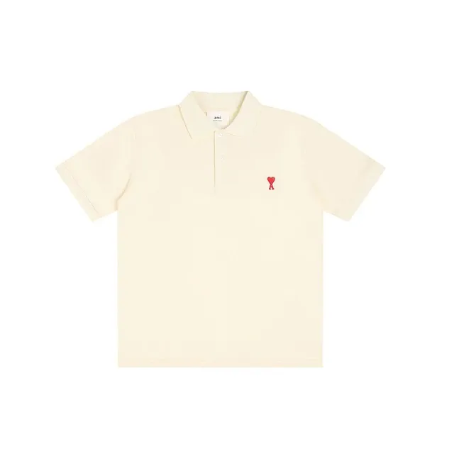 AMI Paris Polo Shirt Heart Logo