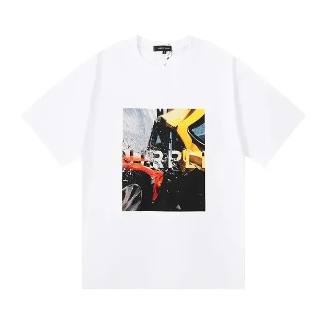 Purple Brand Graphic Tee Car Print