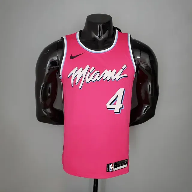 Nike Miami Heat City Edition Jersey Pink Script