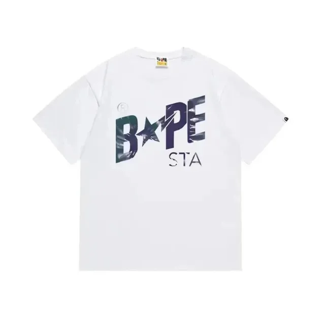 BAPE Graphic Tee Bapesta Logo Print