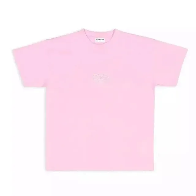 Balenciaga Logo T-Shirt Embroidered Logo