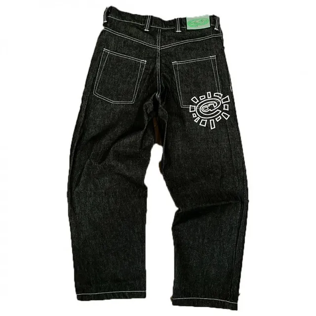 Always Do What You Should Do Cargo Jeans Sun Logo