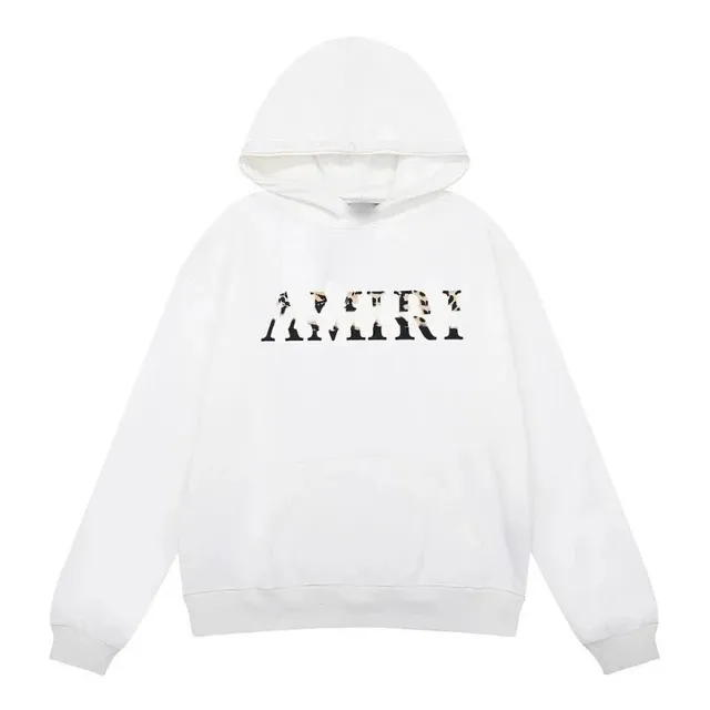 Amiri Hoodie Leopard Logo