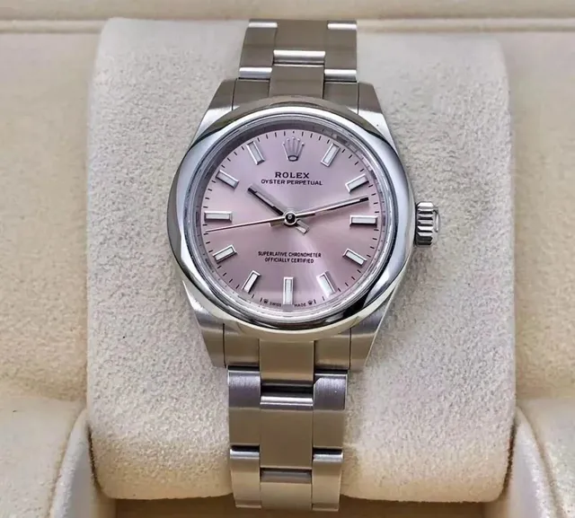 Rolex Oyster Perpetual Pink Dial