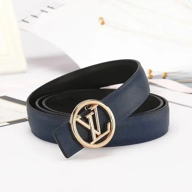 Louis Vuitton LV Circle Belt Gold Logo