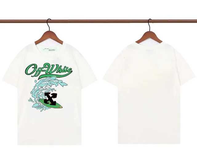 Off-White Graphic T-Shirt Surf Wave