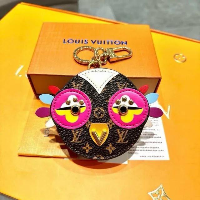 Louis Vuitton Owl Key Holder Monogram Canvas