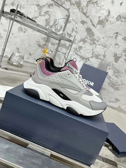 Dior B22 Grey Pink Mesh