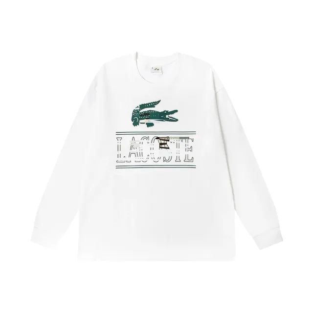 Lacoste Long-Sleeve Tee Crocodile Logo