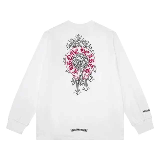 Chrome Hearts Long Sleeve Tee Cross Logo Print