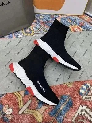 Balenciaga Speed Trainer Black White Red