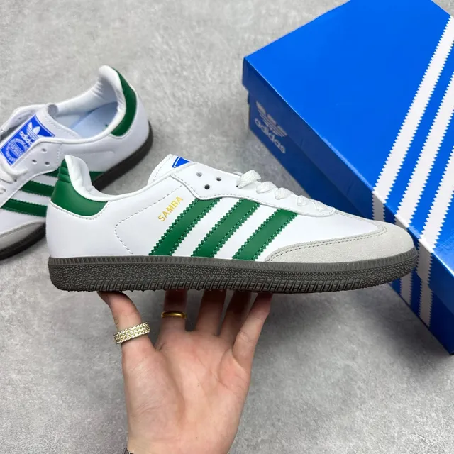 Adidas Samba White Green
