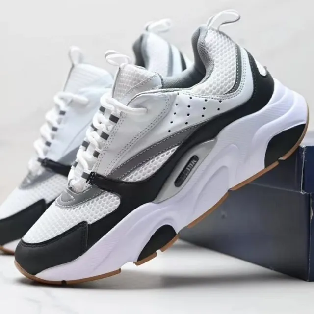 Dior B22 White Black Grey