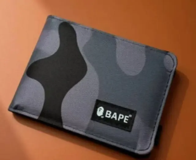 BAPE Bifold Wallet Camouflage Print