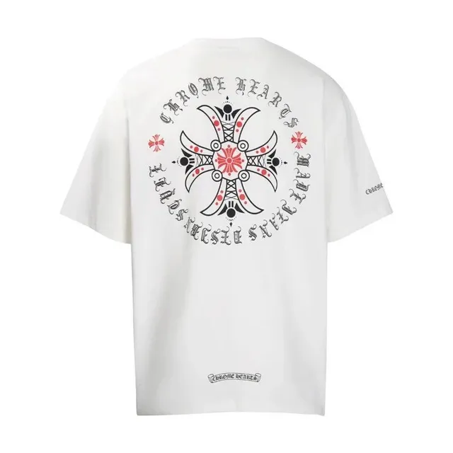 Chrome Hearts Graphic Tee Cross Print