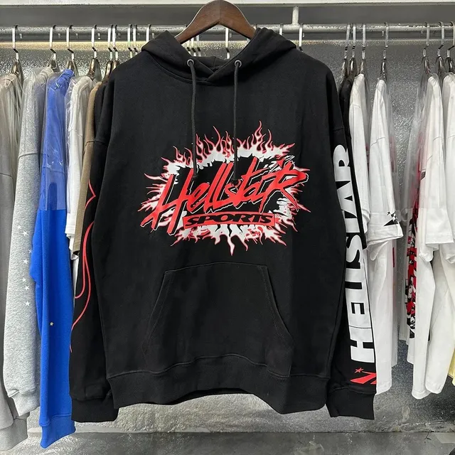 Hellstar Hooded Sweatshirt Flame Logo