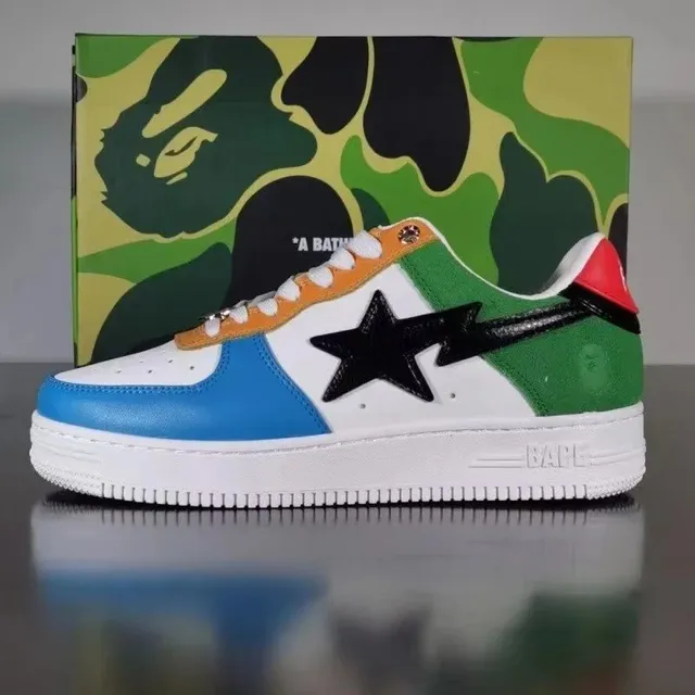 BAPE Shark Low Multi-Color