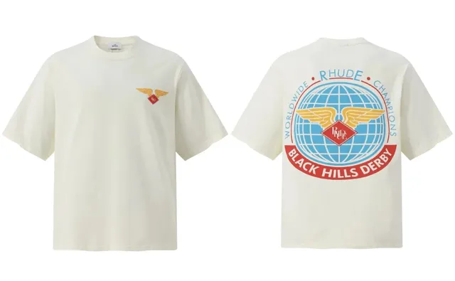 Rhude Graphic Tee Black Hills Derby