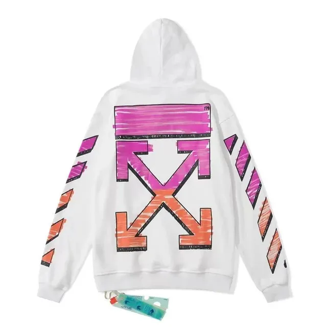 Off-White Diag Hoodie Painted Arrows