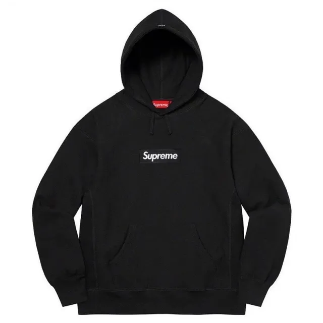 Supreme Box Logo Hooded Sweatshirt Black
