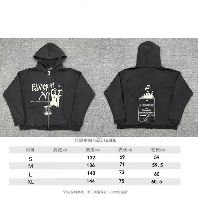 Washed Black-Zipper Style [17 Styles]