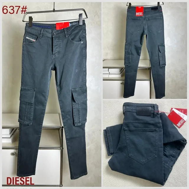Diesel Cargo Jeans Dark Wash