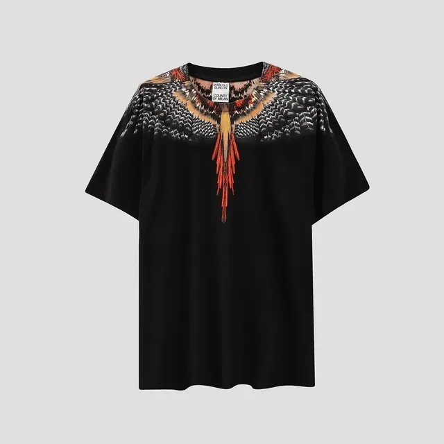 Marcelo Burlon Wings T-Shirt Feather Print