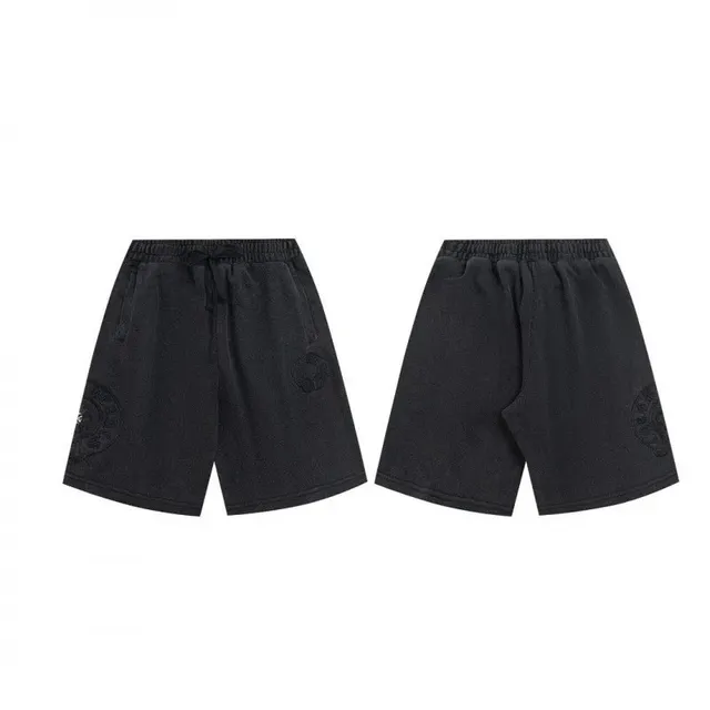 Balenciaga Embroidered Shorts Black