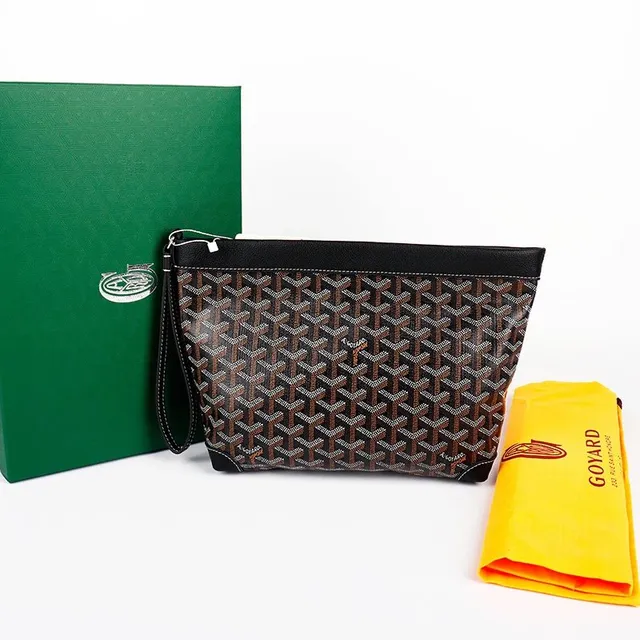 Goyard Saint Louis Pouch Goyardine Canvas