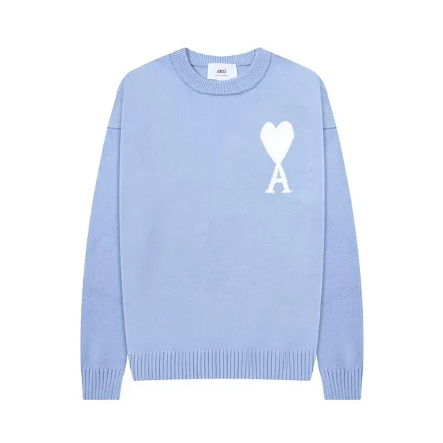 AMI Paris Knit Sweater Heart Logo