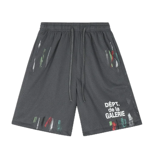 Gallery Dept. Mesh Shorts Paint Splatter