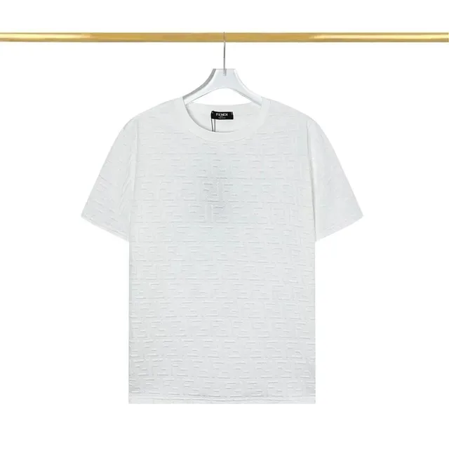 Fendi Logo-Embossed T-Shirt FF Motif