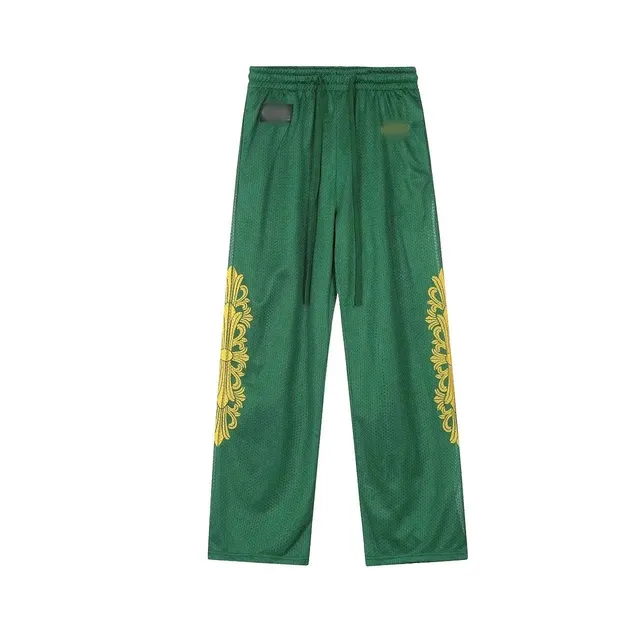 Chrome Hearts Mesh Track Pants Baroque Print