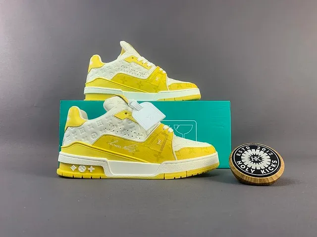 Louis Vuitton LV Trainer Yellow Monogram