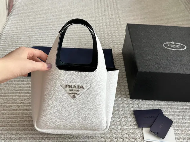 Prada Mini Tote Textured Leather