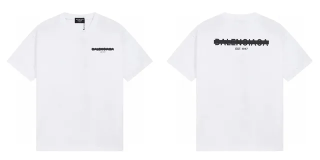 Balenciaga Logo T-Shirt Black Logo Print
